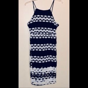 NWT! Romeo & Juliet Couture B/W Lace Dress